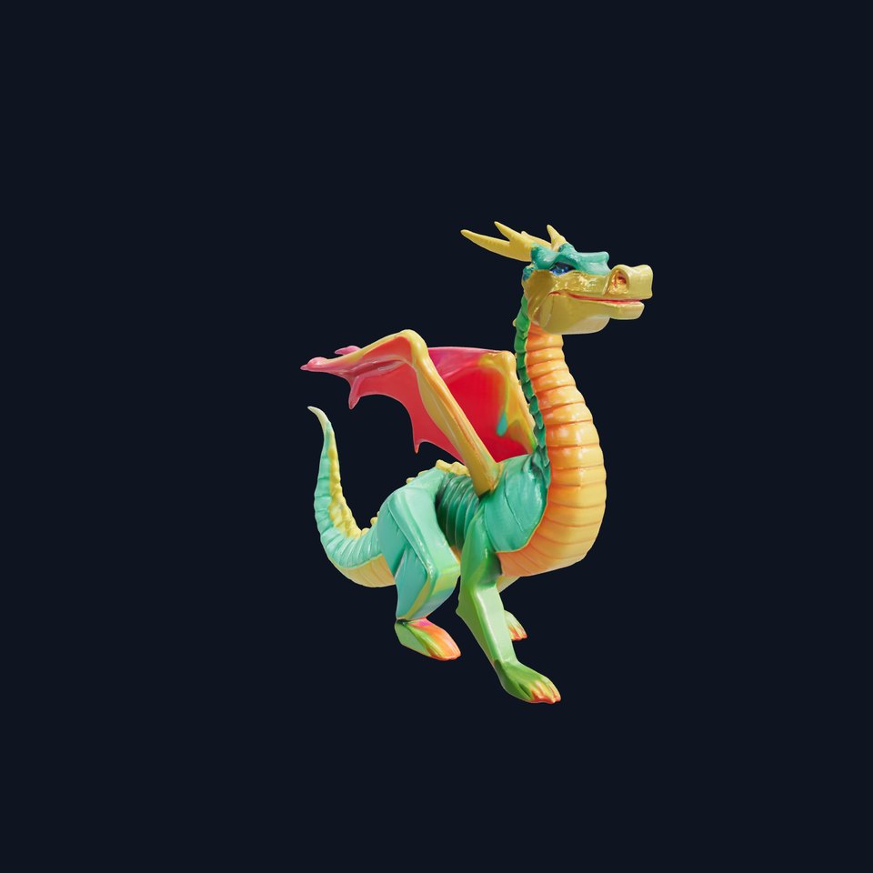 Colorful Fantasy Dragon Model Pack